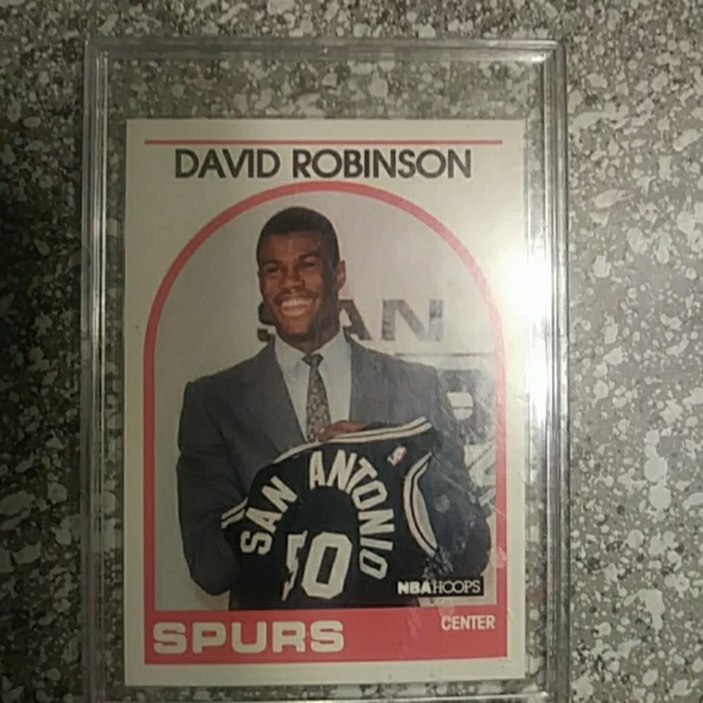 1989 David Robinson rookie card, and some of the J